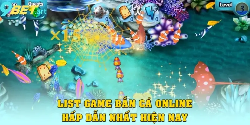 List game bắn cá online hấp dẫn nhất hiện nay